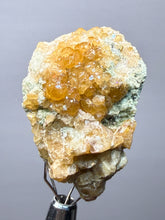 Load image into Gallery viewer, Hessonite Garnet Cluster on Matrix – Natural Collector Specimen from Pakistan | High-Grade Orange-Red Garnet Crystals
