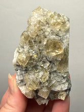 Load image into Gallery viewer, Yellow Fluorite on Quartz – Bull Vein | Lady Annabella Mine, Eastgate, Weardale, County Durham, England

