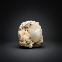 Load image into Gallery viewer, High-Grade Druzy Calcite with Golden Stilbite | Maharashtra, India (Collector Cabinet Specimen)
