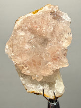 Load image into Gallery viewer, Pink &amp; Orange Druzy Quartz Flower Plate on Matrix— Tichka Massif, High Atlas, Morocco
