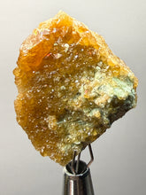 Load image into Gallery viewer, Hessonite Garnet Cluster on Matrix – Thumbnail Collector Specimen from Pakistan | High-Grade Orange-Red Garnet Crystals
