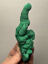 Load image into Gallery viewer, 5.5” High-Grade Malachite Stalactite “Cave” Formation | DR Congo | Mineral Collector Specimen
