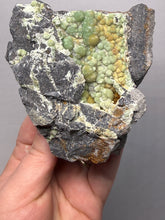 Load image into Gallery viewer, High-Grade Green Wavellite Collectors Specimen - Radiating Botryoidal Crystal Formation - Arkansas, USA
