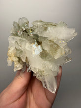Load image into Gallery viewer, Chlorite-Included Quartz Cluster (Green Phantom Quartz) – Pakistan Mineral Specimen
