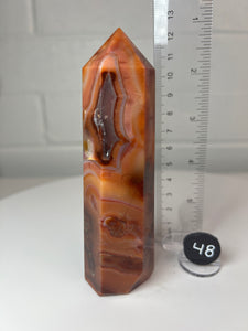 Carnelian (Red and Orange) Obelisk Tower