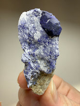 Load image into Gallery viewer, Afghan Lazurite Specimen | Deep Blue Lapis-Grade Crystal on Matrix | Collector Display Mineral
