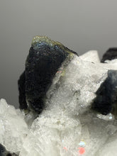 Load image into Gallery viewer, Dark Green Cap Stak Nala Tourmaline with Cleavelandite Matrix – Haramosh Mountains, Pakistan
