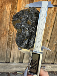 Druzy Black Apophyllite • Maharashtra, India