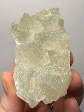 Load image into Gallery viewer, Rare Druzy Golden “Diamond” Calcite on Zeolite Matrix — Maharashtra, India | Collector Cabinet Specimen
