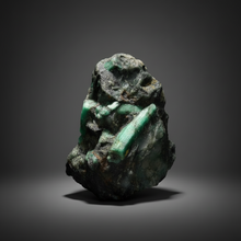 Load image into Gallery viewer, Emerald Variety Green Beryl on Matrix | Northern Bahia, Brazil | Collector Mineral Display Specimen
