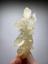 Load image into Gallery viewer, High Grade Golden Iron-Stained Himalayan Quartz Cluster | Rare Pakistan Mineral Specimen | Collector Display Crystal
