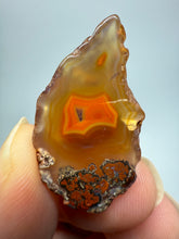 Load image into Gallery viewer, Polished Malawi Agate Half – High-Grade African Banded Agate Display Specimen
