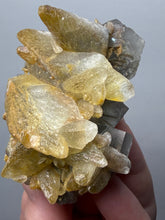 Load image into Gallery viewer, Isometric Fluorite &amp; Scalenohedral Calcite Specimen | Pakistan Mineral Collector Display Piece
