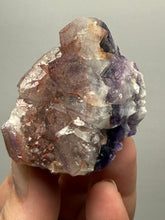 Load image into Gallery viewer, Premium Hematite-Phantom Deep Magenta Ametrine Cluster | Deccan Traps, India | Collector Mineral Specimen
