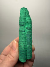 Load image into Gallery viewer, 3.5” Double Druzy Malachite Stalactite — Botryoidal “Cave” Formation | DR Congo  | Collector Mineral Specimen
