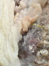 Load image into Gallery viewer, “Goblin Chalcedony” Pink &amp; Orange Druzy Botryoidal Stalactites— Tichka Massif, High Atlas, Morocco
