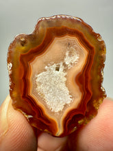 Load image into Gallery viewer, Polished Malawi Agate Half – High-Grade African Banded Agate Display Specimen

