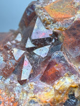 Load image into Gallery viewer, Premium Hematite-Phantom Deep Magenta Ametrine Cluster | Deccan Traps, India | Collector Mineral Specimen
