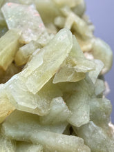Load image into Gallery viewer, High-Grade Green Heulandite on Peach Stilbite Crystal Cluster | Deccan Traps, Maharashtra, India | Collector Mineral Specimen
