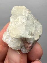 Load image into Gallery viewer, Lustrous Apophyllite over Red Heulandite (Zeolite Pocket) — Deccan Traps, Maharashtra, India

