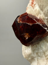 Load image into Gallery viewer, High-Grade Naturally Faceted Red Spessartine Garnet on Matrix — Skardu, Pakistan
