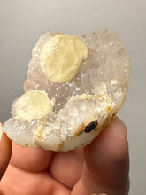 Load image into Gallery viewer, Rare Botryoidal Yellow Fluorite on Quartz Matrix  Collector Mineral Specimen – Maharashtra, India
