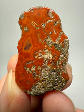 Load image into Gallery viewer, Polished Malawi Agate Half – High-Grade African Banded Agate Display Specimen
