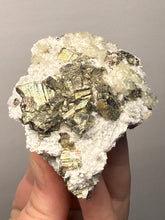 Load image into Gallery viewer, 2.9” New Find: Huanzala Mine Peru Sphalerite + Chalcopyrite + Apatite + Calcite + Quartz | Collector Display Specimen
