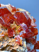 Load image into Gallery viewer, Natural Vanadinite on Matrix | Collector Mineral Specimen | Morocco
