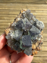 Load image into Gallery viewer, Rare Tenebrescent Color-Changing Cubic Fluorite | Hidden Forest Pocket — Diana Maria Mine, Frosterley, Weardale, County Durham, England
