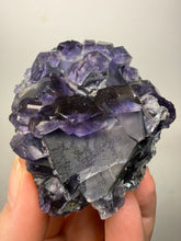 Load image into Gallery viewer, High-Grade “Tanzanite” Fluorite Cluster — Quan Zhou, Yongchun County, Fujian, China | Collector Mineral Specimen
