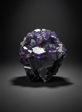 Load image into Gallery viewer, High-Grade “Tanzanite” Fluorite Cluster — Quan Zhou, Yongchun County, Fujian, China | Collector Mineral Specimen
