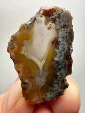 Load image into Gallery viewer, Moroccan Red and Orange Banded Agate Sahara | High Atlas | Polished
