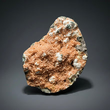 Load image into Gallery viewer, Peach Druzy Heulandite on Matrix – India | Rare Peach Crystal Mineral Specimen for Collectors &amp; Display
