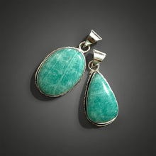 Load image into Gallery viewer, PENDANT Amazonite 925 Silver Plated
