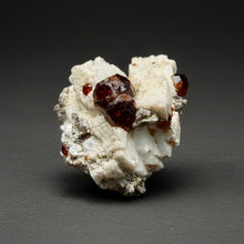 Load image into Gallery viewer, High-Grade Naturally Faceted Red Spessartine Garnet on Matrix — Skardu, Pakistan
