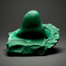 Load image into Gallery viewer, 3.8” High-Grade Malachite Stalactite “Cave” Formation | DR Congo | Mineral Collector Specimen
