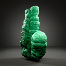 Load image into Gallery viewer, 6.4” High-Grade Malachite Stalactite “Cave” Formation | DR Congo | Mineral Collector Specimen
