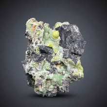 Load image into Gallery viewer, High-Grade Green Wavellite Collectors Specimen - Radiating Botryoidal Crystal Formation - Arkansas, USA
