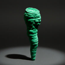 Load image into Gallery viewer, 3.6” High-Grade Malachite Stalactite “Cave” Formation | DR Congo | Mineral Collector Specimen
