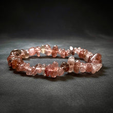 Load image into Gallery viewer, BRACELET Strawberry Quartz - Chip
