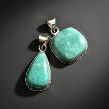 Load image into Gallery viewer, PENDANT Amazonite 925 Silver Plated
