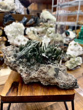 Load image into Gallery viewer, Hedenbergite Quartz Cluster • Inner Mongolia • RARE
