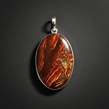 Load image into Gallery viewer, PENDANT | Red Congo Jasper | 925 Silver Plated
