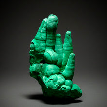 Load image into Gallery viewer, 4.5” High-Grade Malachite Stalactite “Cave” Formation | DR Congo | Mineral Collector Specimen
