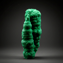 Load image into Gallery viewer, 3.6” High-Grade Malachite Stalactite “Cave” Formation | DR Congo | Mineral Collector Specimen
