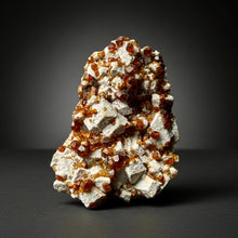 Load image into Gallery viewer, Hessonite Garnet on Feldspar | Mineral Collector Specimen | Pakistan
