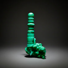 Load image into Gallery viewer, 5” High-Grade Malachite Stalactite “Cave” Formation | DR Congo | REPAIRED | Mineral Collector Specimen
