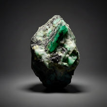 Load image into Gallery viewer, Emerald Variety Green Beryl on Matrix | Northern Bahia, Brazil | Collector Mineral Display Specimen
