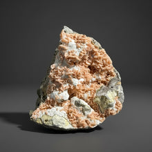 Load image into Gallery viewer, Peach Druzy Heulandite on Matrix – India | Rare Peach Crystal Mineral Specimen for Collectors &amp; Display
